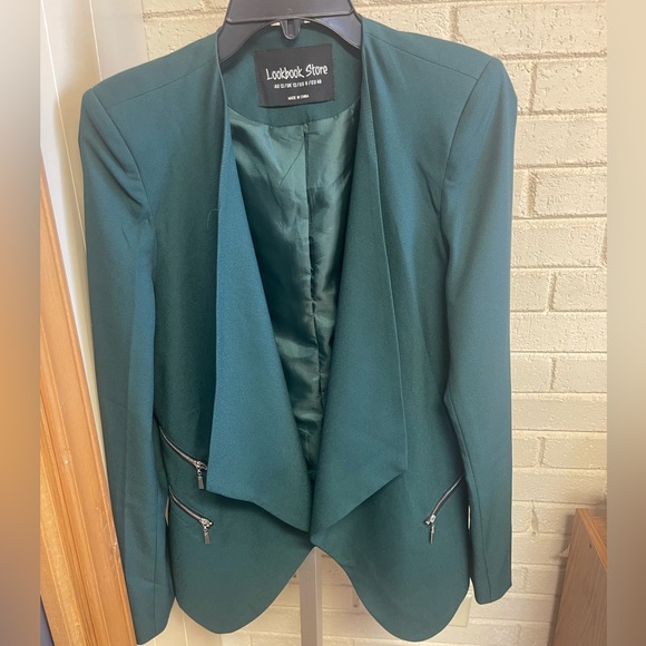 Emerald Green Oversized Blazer/Jacket - Picture 6 of 10